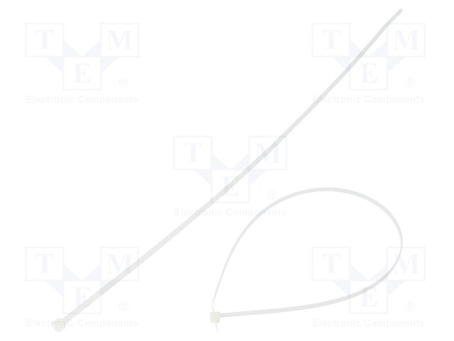 Cable tie; L: 368mm; W: 3.7mm; polyamide; 178N; natural; Ømax: 102mm