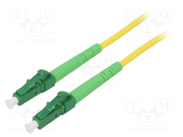 Fiber patch cord; OS2; LC/APC,both sides; 3m; LSZH; yellow