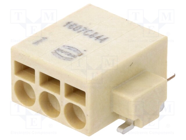 Connector: plug-in; har-flexicon; 2.54mm; ways: 3; 24AWG÷20AWG