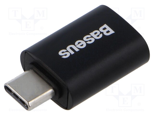 Adapter; USB 3.2 Gen 2; USB A socket,USB C plug; black