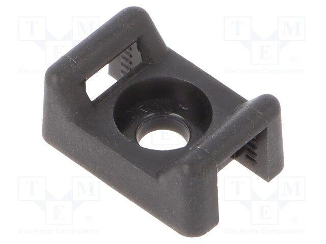 Holder; screw; polyamide; UL94V-2; black; Tie width: 3.6mm