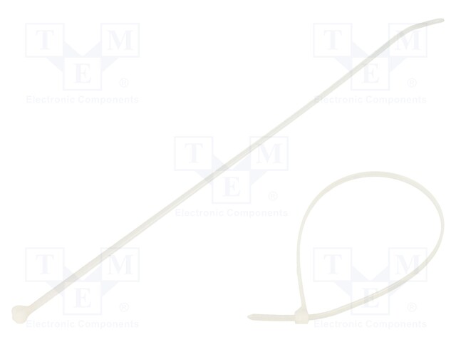 Cable tie; L: 203mm; W: 2.3mm; polyamide