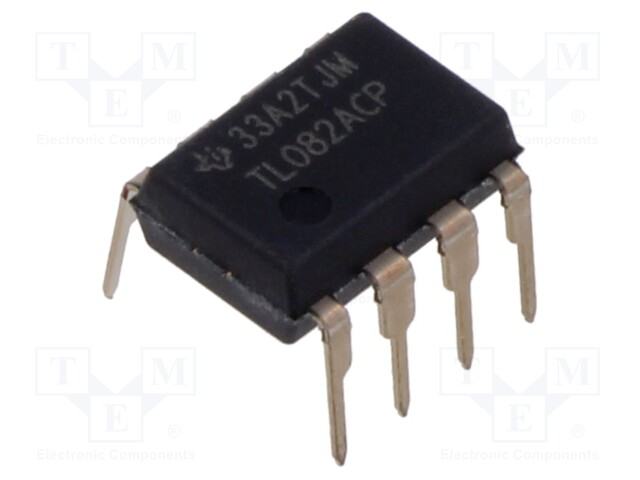 Operational Amplifier, 2 Amplifier, 3 MHz, 13 V/µs, 7V to 36V, DIP, 8 Pins