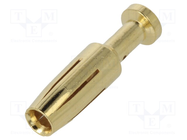 Contact; female; 2.5mm2; 14AWG; gold-plated; crimped; bulk; 40A