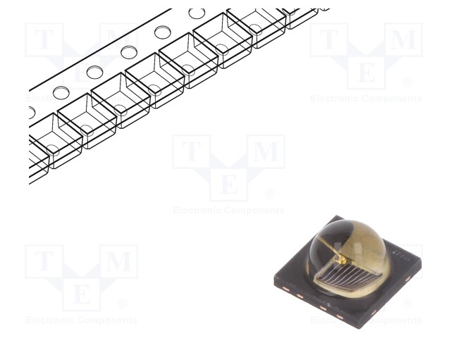 IR transmitter; 860nm; transparent; 780mW; 45°; 1000mA; 3.2÷3.6V