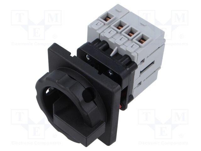 Switch-disconnector; Poles: 3+N; on panel; 40A; 3LD3; 18.5kW