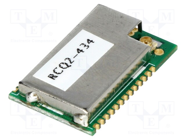 Module: RF; 434MHz; serial; -112dBm; 2.2÷3.6VDC; 20dBm; 15x23.5mm