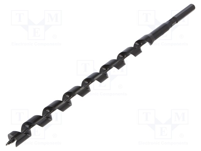 Drill bit; for wood; Ø: 16mm; Overall len: 300mm; HSS; 1pcs.