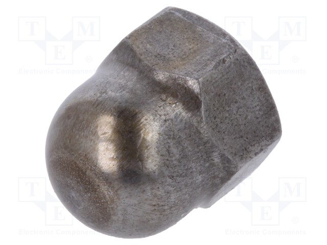 Nut; hexagonal; M6; steel; Pitch: 1,0; 10mm; BN: 149; dome