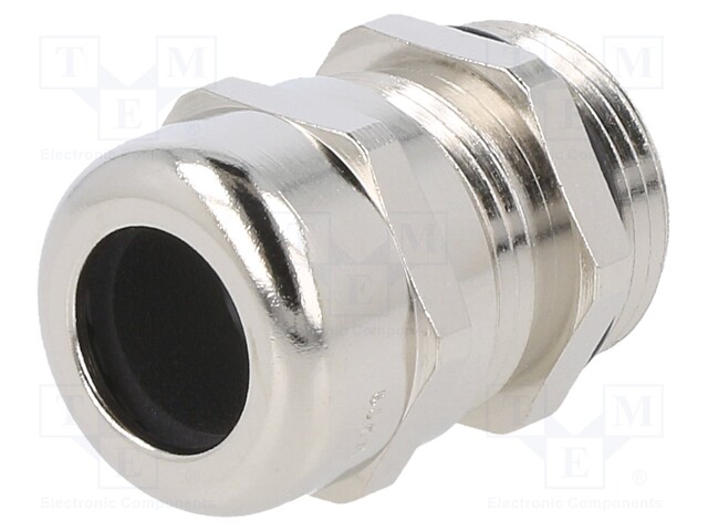 Cable gland; with earthing; PG13,5; IP68; Mat: brass