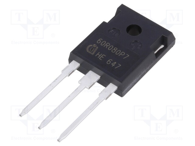 Transistor: N-MOSFET; unipolar; 600V; 23A; 129W; PG-TO247-3