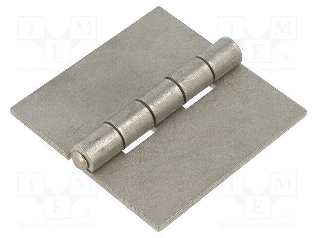 Hinge; Width: 80mm; stainless steel; H: 80mm