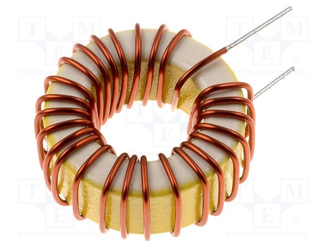 Inductor: wire; THT; 33uH; 5A; 36mΩ