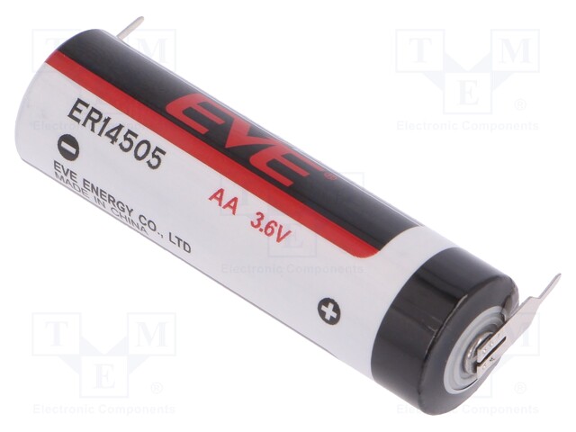 Battery: lithium; 3.6V; AA; 2pin; Ø14.5x50.5mm; 2700mAh