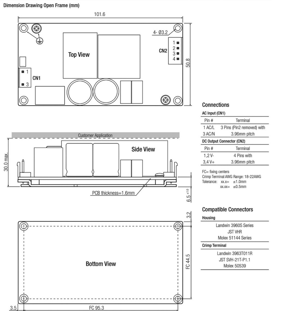 Power supply: switched-mode; 150W; 90÷264VAC; OUT: 1; 12VDC; 12.5A