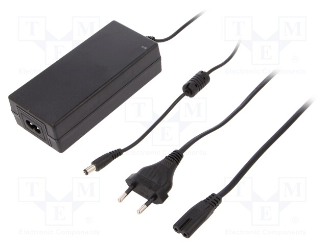 Power supply: switched-mode; 12VDC; 4A; Out: 5,5/2,1; 48W; 1.11m