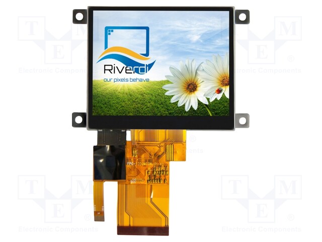 Display: TFT; 3.5"; 320x240; Illumin: LED; Dim: 77.7x64.7x4.75mm