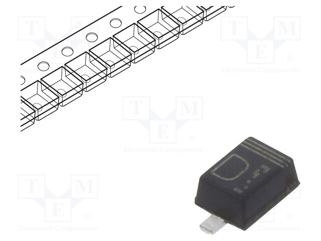 Diode: Schottky rectifying; SMD; 20V; SOD323F