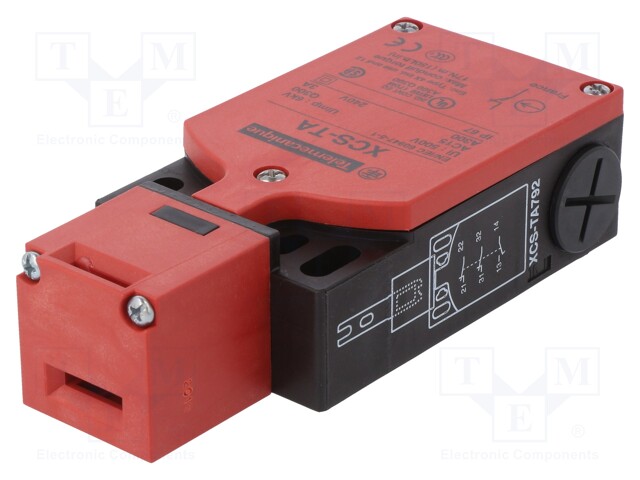 Safety switch: key operated; Series: XCSTA; Contacts: NC x2 + NO