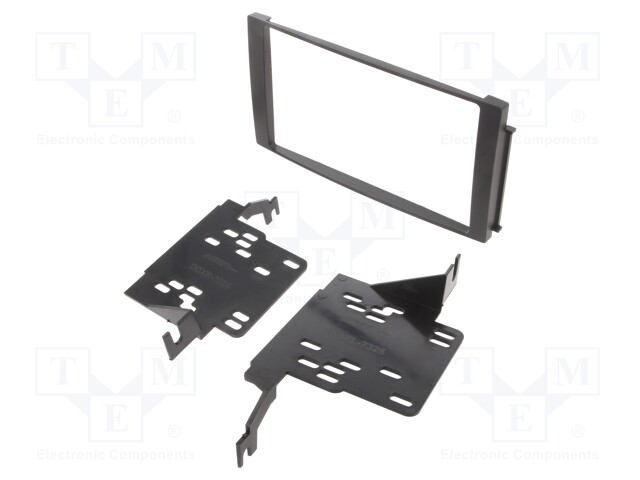 Radio mounting frame; Hyundai; 2 DIN; black