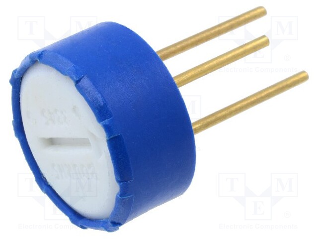 Potentiometer: mounting; single turn,horizontal; 100Ω; 1W; ±5%