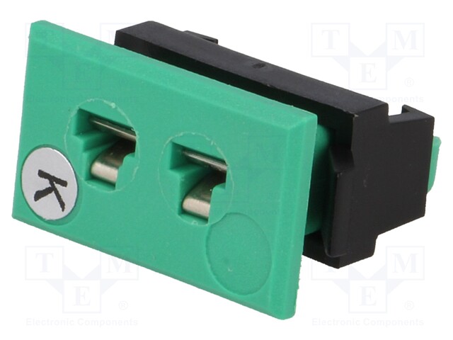 Connector: for thermocouple; socket; female; PIN: 2