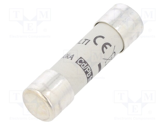 Fuse: fuse; gR; 10A; 1000VDC; cylindrical