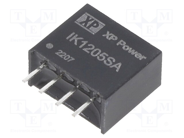 Isolated Board Mount DC/DC Converter, ITE, 1 Output, 250 mW, 5 V, 50 mA