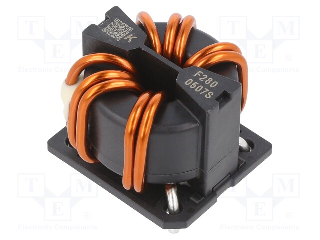 Inductor: wire with current compensation; THT; 600uH; 1.44mΩ