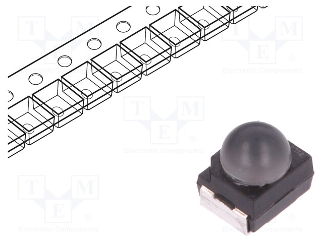 LED; SMD; 3528,PLCC2; orange; 1260÷3175mlm; 1120÷3550mcd; 55°; 20mA