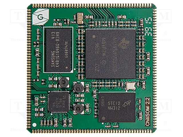 Module: SOM; RAM: 512MB; AM3358; 40x40mm; 4.5÷5.8VDC; DDR3; 1GHz
