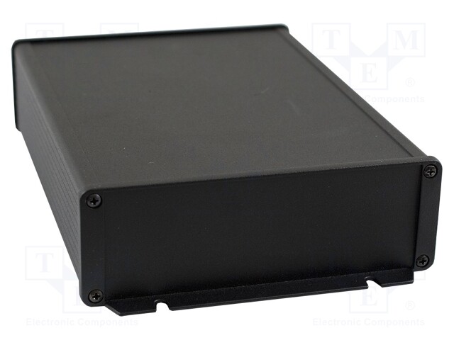 Enclosure: shielding; X: 165mm; Y: 220mm; Z: 55mm; aluminium; black