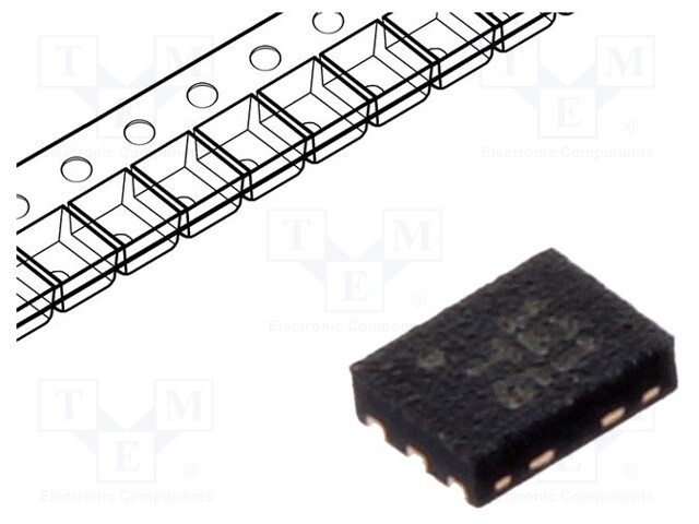 PMIC; DC/DC converter; Uoper: 0.7÷4.5V; Uout: 1.8÷5V; MLPD6; boost