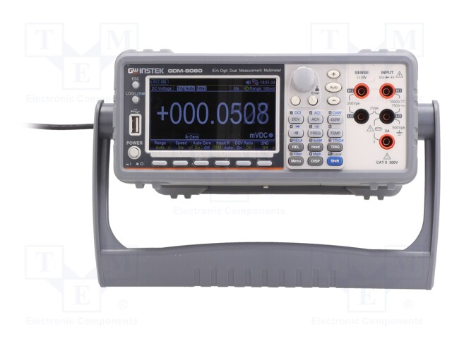 Benchtop multimeter; Sampling: 1000x/s; 100m/1/10/100/1000V