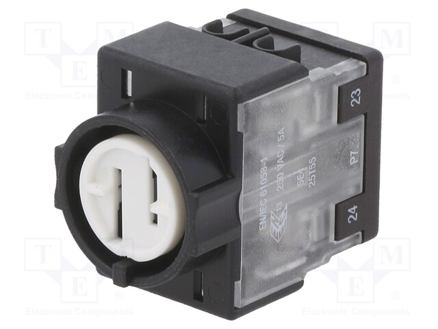 Contact block; 61; -25÷55°C; Leads: connectors; Contacts: NO x2