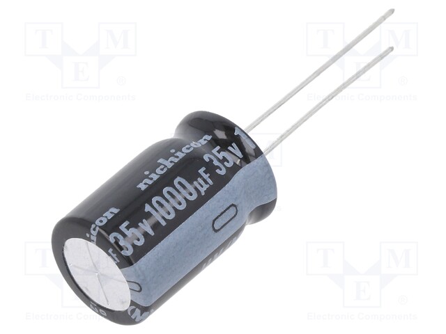 ALUMINUM ELECTROLYTIC CAPACITOR, 1000UF, 35V, 20%, RADIAL