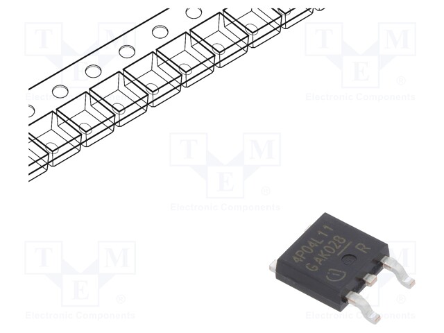 Transistor: P-MOSFET; OptiMOS® -P2; unipolar; -40V; -40A; 58W