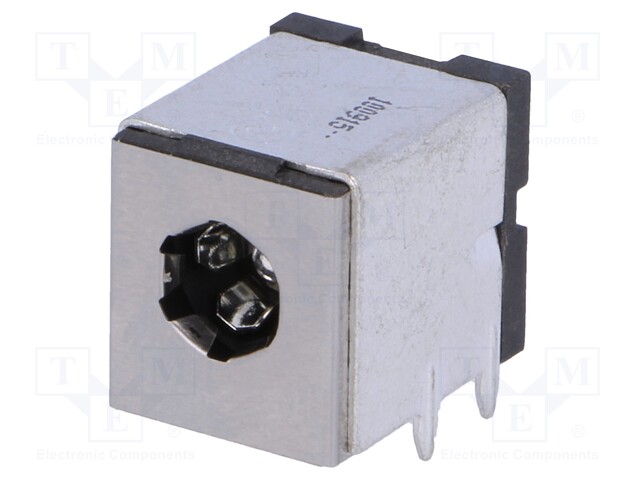 Socket; DC supply; male; 5,5/2,5mm; 5.5mm; 2.5mm; shielded; 10A