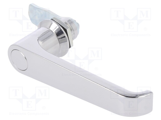 Lock; without cylinder; zinc and aluminium alloy; 18mm; chromium