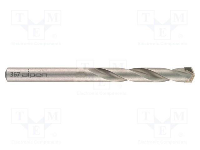 Drill bit; for concrete; Ø: 12mm; L: 200mm; steel; cemented carbide