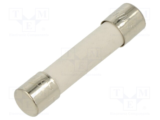 Fuse: fuse; 30A; 250VAC; ceramic; 6.3x32mm; brass; nickel plated