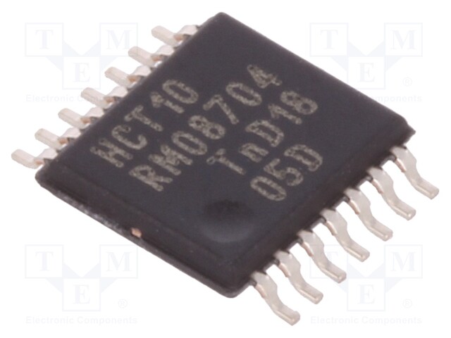 IC: digital; NAND; Channels: 3; IN: 3; SMD; TSSOP14; Series: HCT