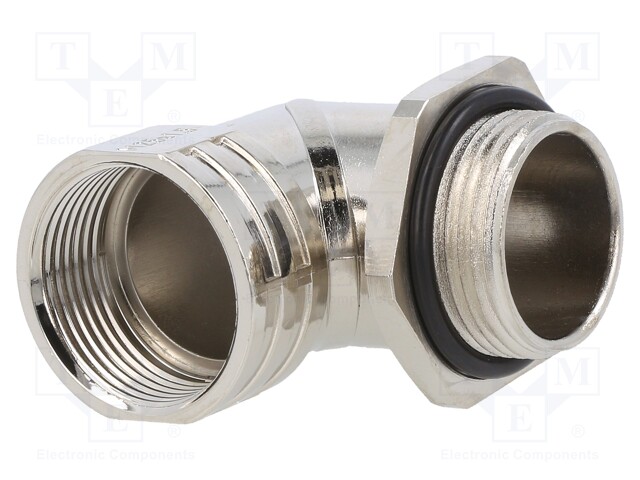 Cable gland; angular; M25; 1.5; IP55; Mat: zinc die-cast