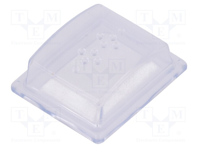 Switch accessories: cover; IP64; Shape: rectangular; 41.2x35x14mm