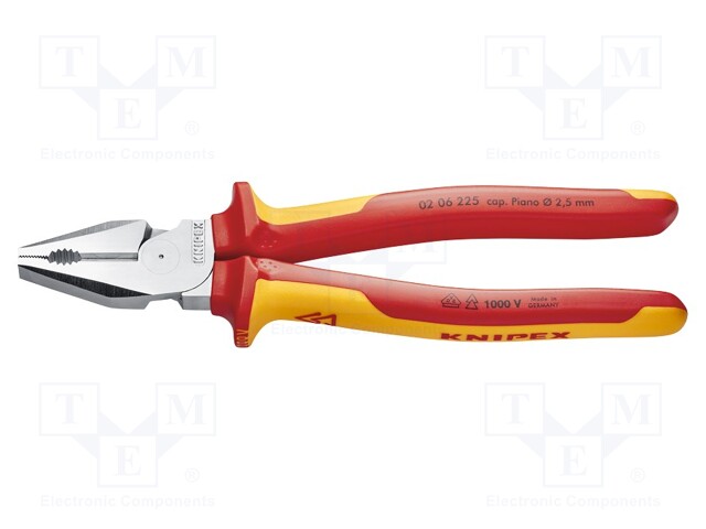 Pliers; universal; 225mm