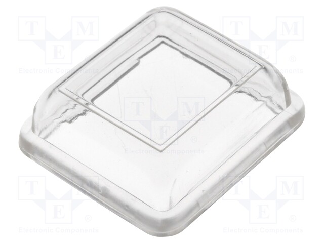 Switch accessories: cover; Body: transparent; 24x21mm