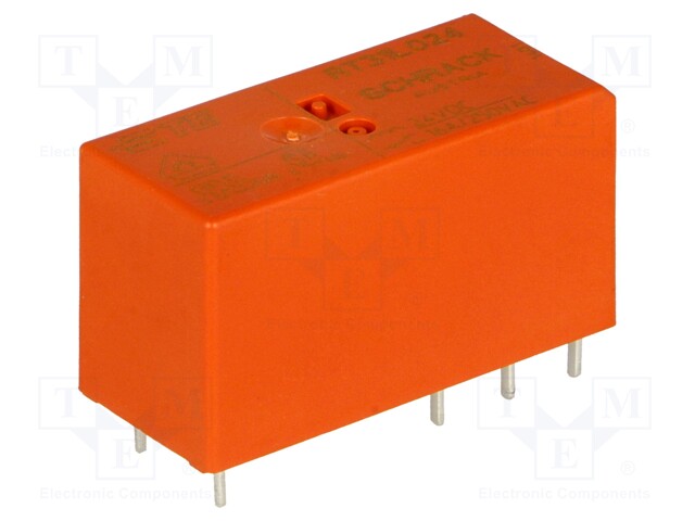 Relay: electromagnetic; SPDT; Ucoil: 24VDC; 16A/250VAC; 16A/24VDC