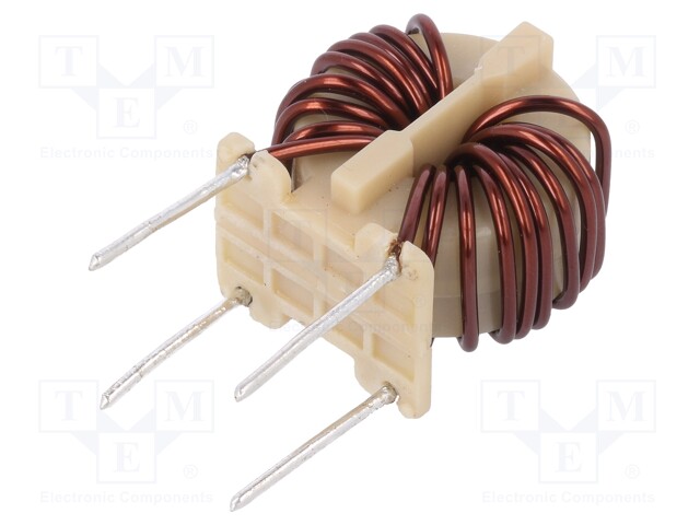 Inductor: wire; THT; 1mH; 18A; 5mΩ; 230VAC; 17.8x18mm; -20÷+50%