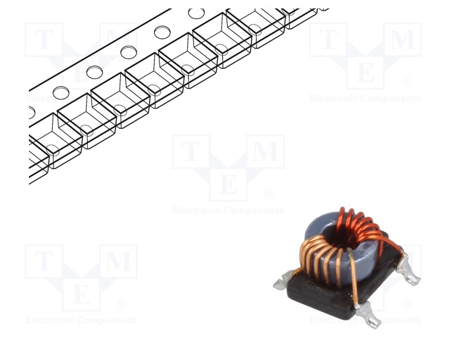 Inductor: wire; SMD; 55.6uH; 30mΩ; -40÷125°C; ±25%; 1A; 6.5x6x4.5mm