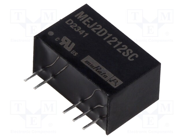 Converter: DC/DC; 2W; Uin: 10.8÷13.2V; Uout: 12VDC; Uout2: -12VDC